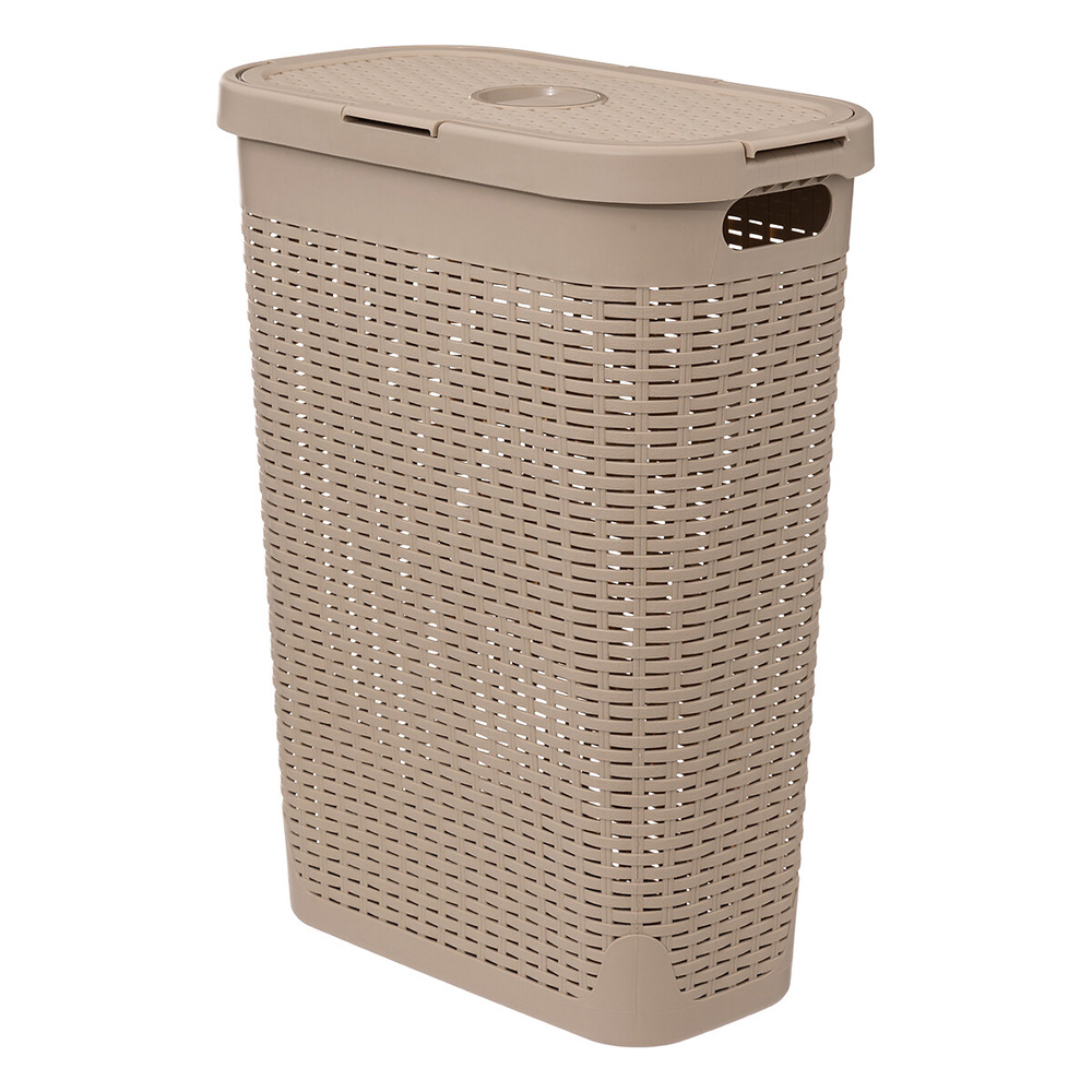 5five-slim-rattan-design-laundry-basket-beige-40l