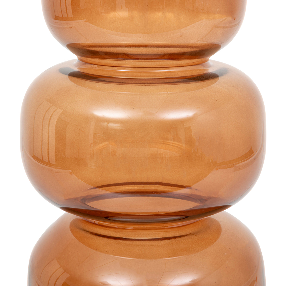 atmosphera-be-vintage-glass-vase-amber-orange-25cm