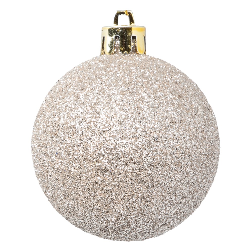 atmosphera-christmas-baubles-set-of-9-pcs-beige-mix-plastic-balls-6-cm