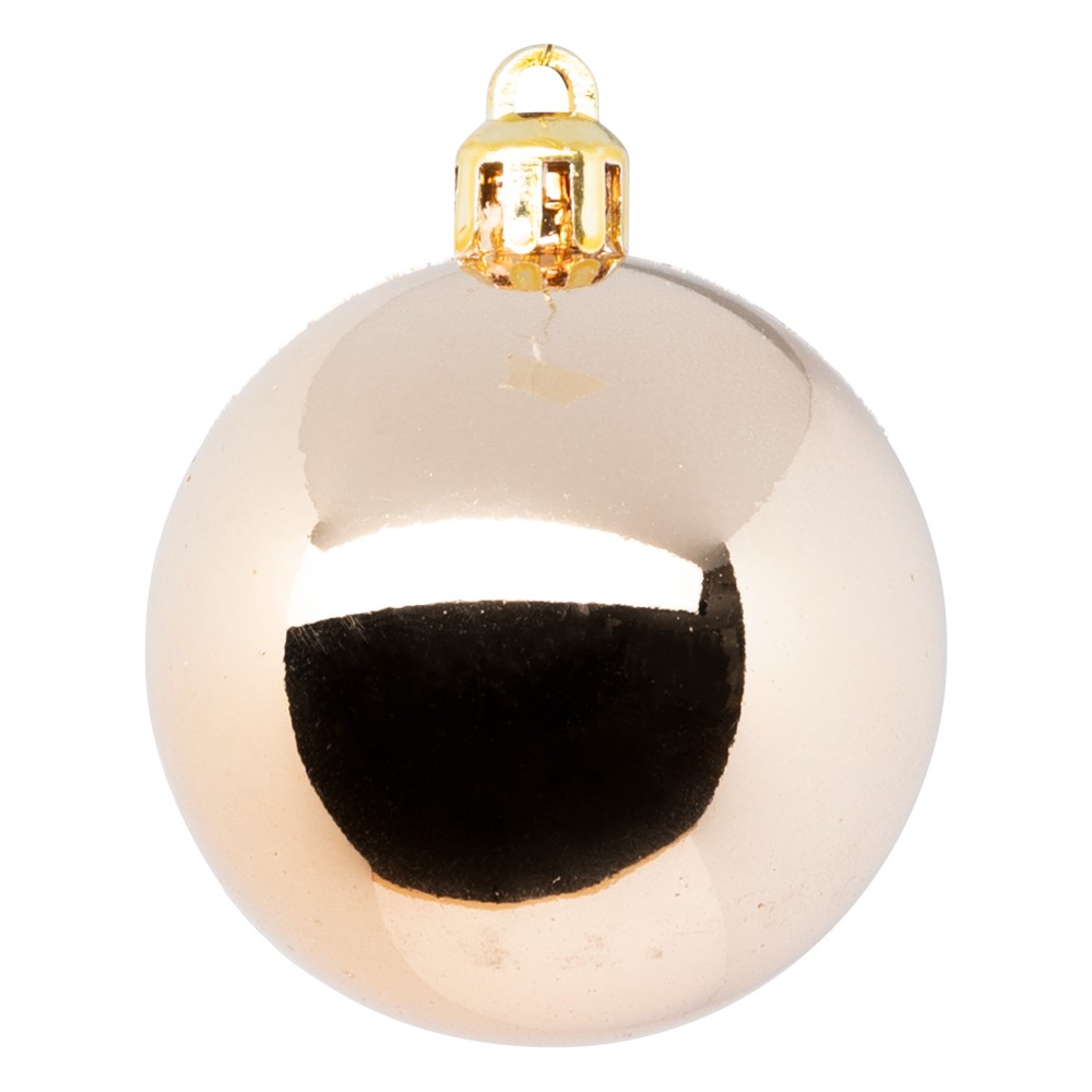atmosphera-christmas-baubles-set-of-5-pcs-beige-mix-plastic-balls-5-cm