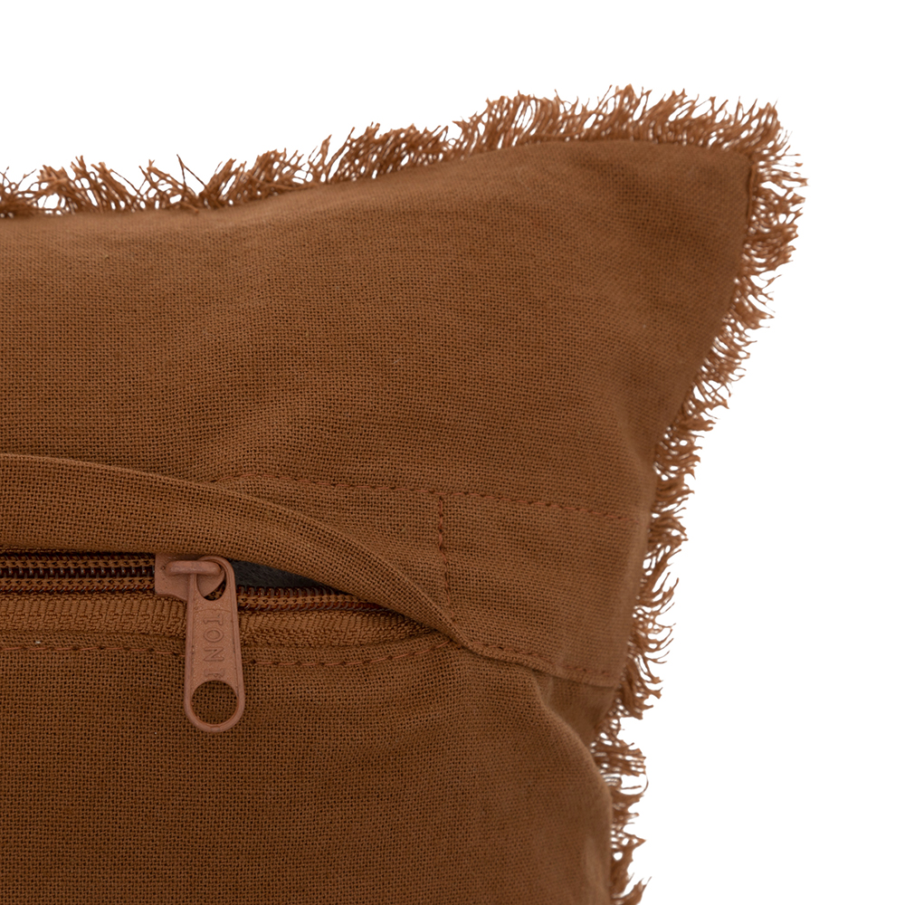 atmosphera-widdy-waffle-square-cushion-terracotta-orange-45cm-x-45cm