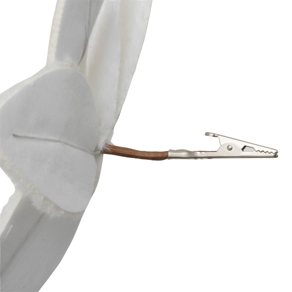atmosphera-christmas-tree-clip-christmas-flower-fur-white-25-cm