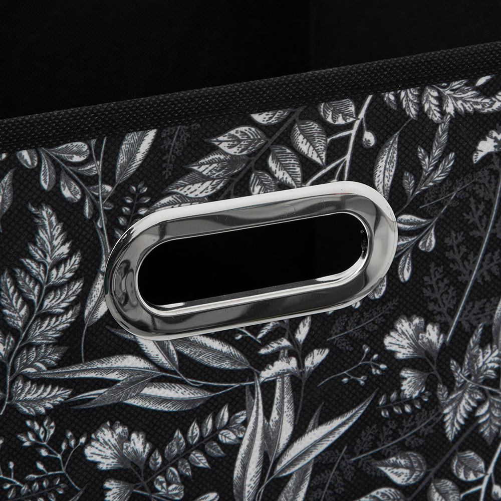 5five-botanical-design-cardboard-storage-box-black-31cm-x-31cm
