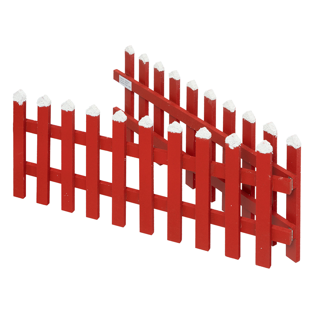 atmosphera-christmas-wooden-gate-red-90cm-x-20cm