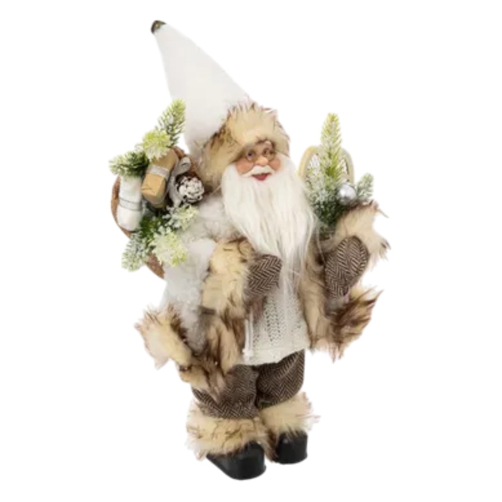 atmosphera-christmas-santa-claus-resinceramic-brown-30-cm