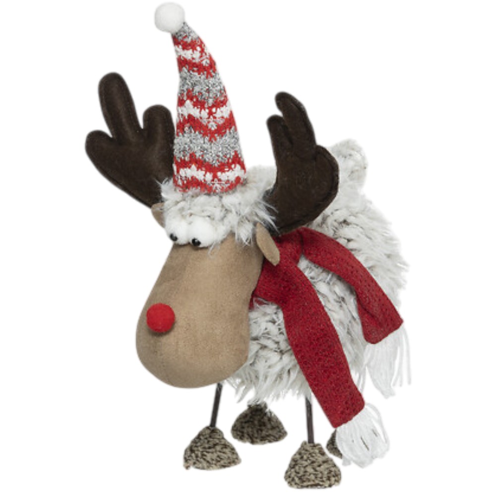 plush-reindeer-christmas-decoration-with-ball-multicolor-36-cm