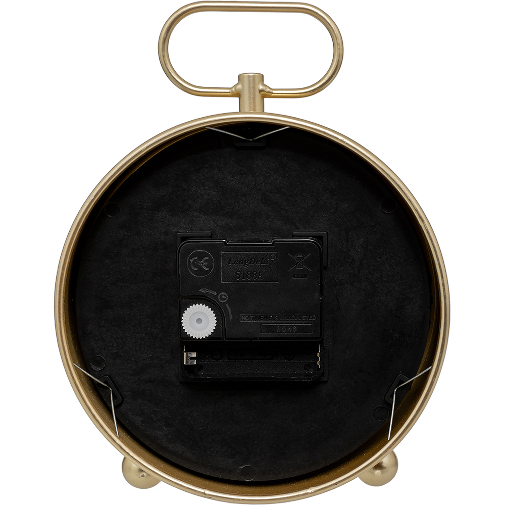 atmosphera-irina-metal-standing-mantel-clock-19cm