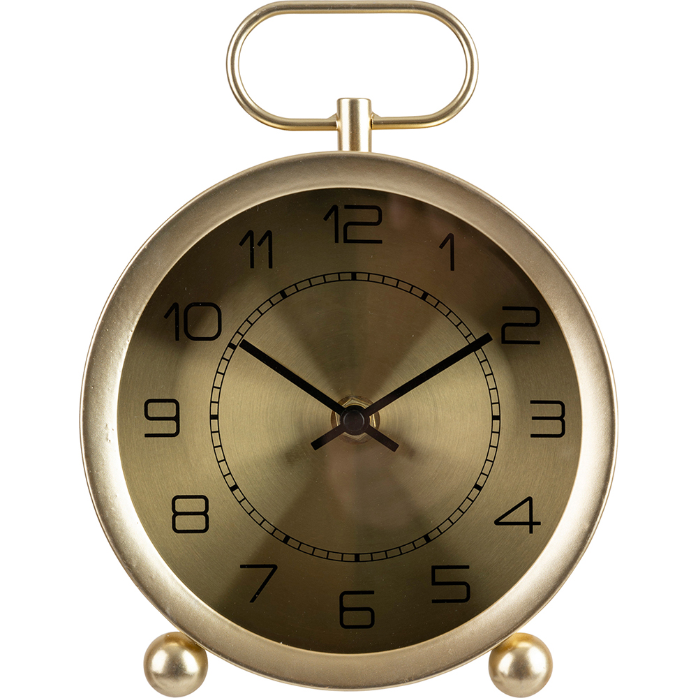 atmosphera-irina-metal-standing-mantel-clock-19cm