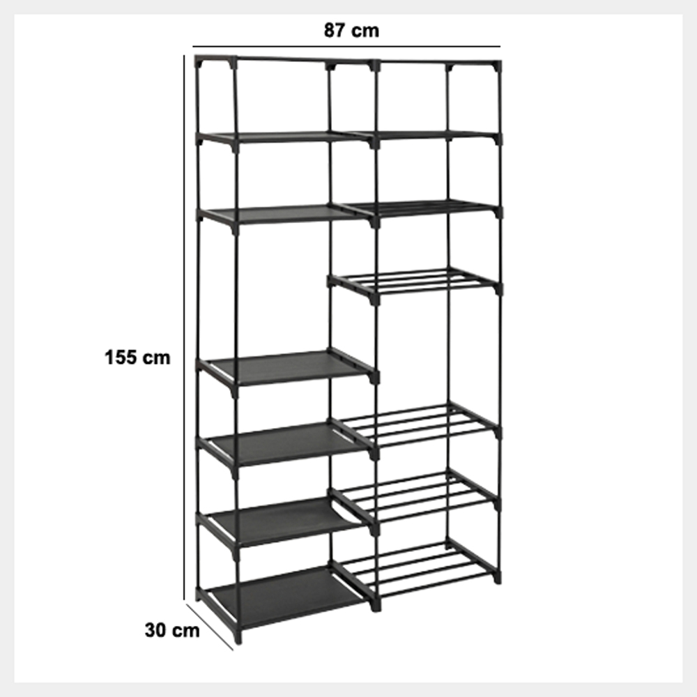 5five-intissa-32-pairs-shoe-rack-black-87cm-x-155cm