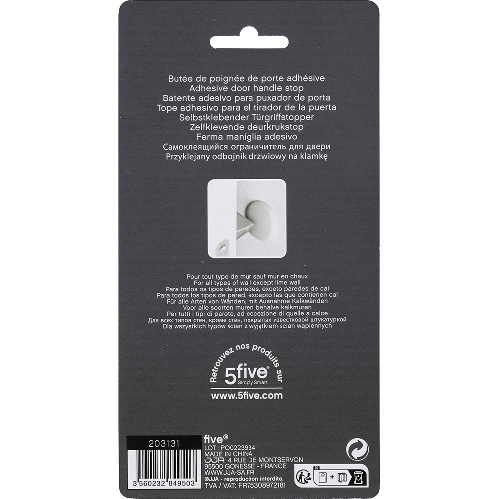 5five-wall-protection-handle-stopper-white-set-of-6-pieces
