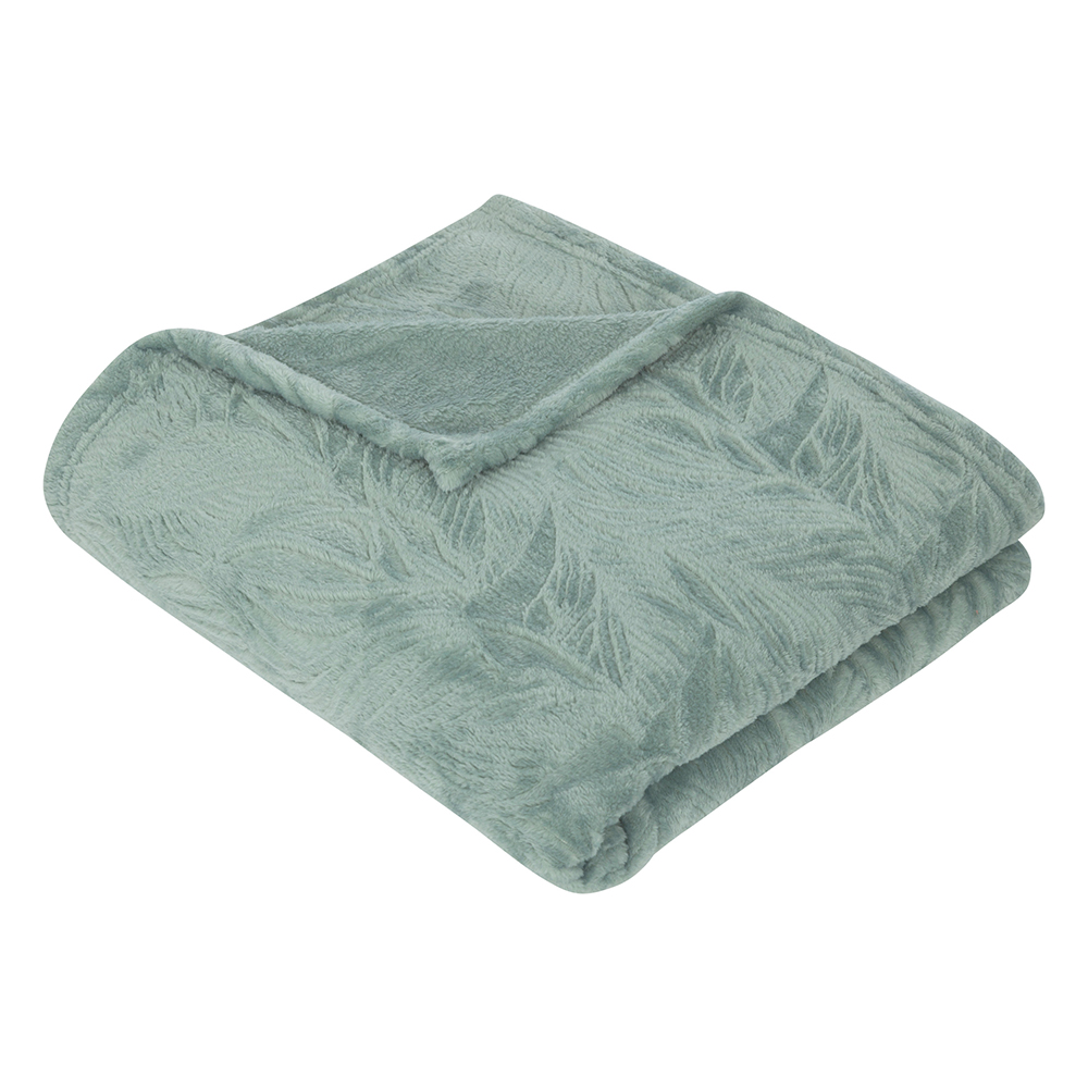 atmosphera-ryo-embossed-leaf-design-flannel-blanket-frost-blue-125cm-x-150cm