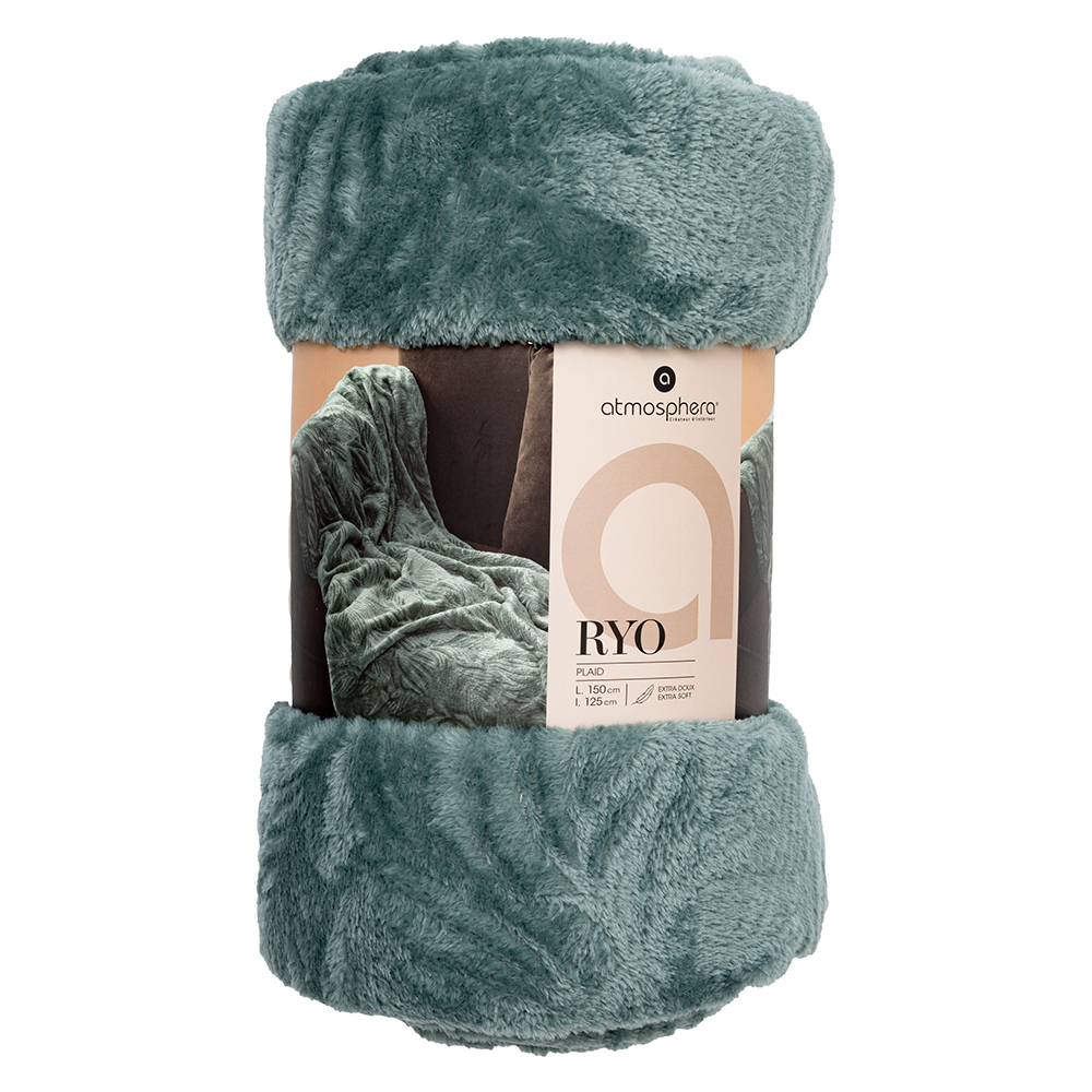 atmosphera-ryo-embossed-leaf-design-flannel-blanket-frost-blue-125cm-x-150cm