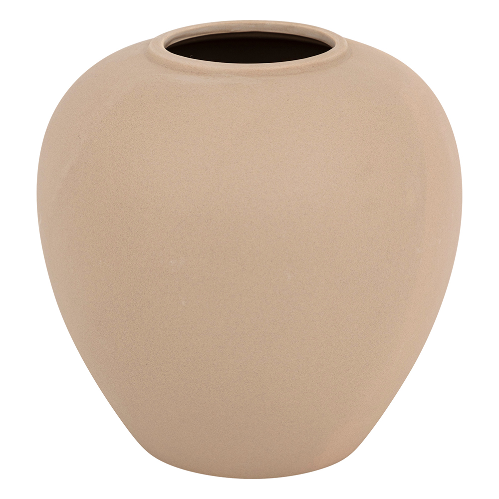 atmosphera-rily-ceramic-ball-vase-antique-rose-nude-22cm