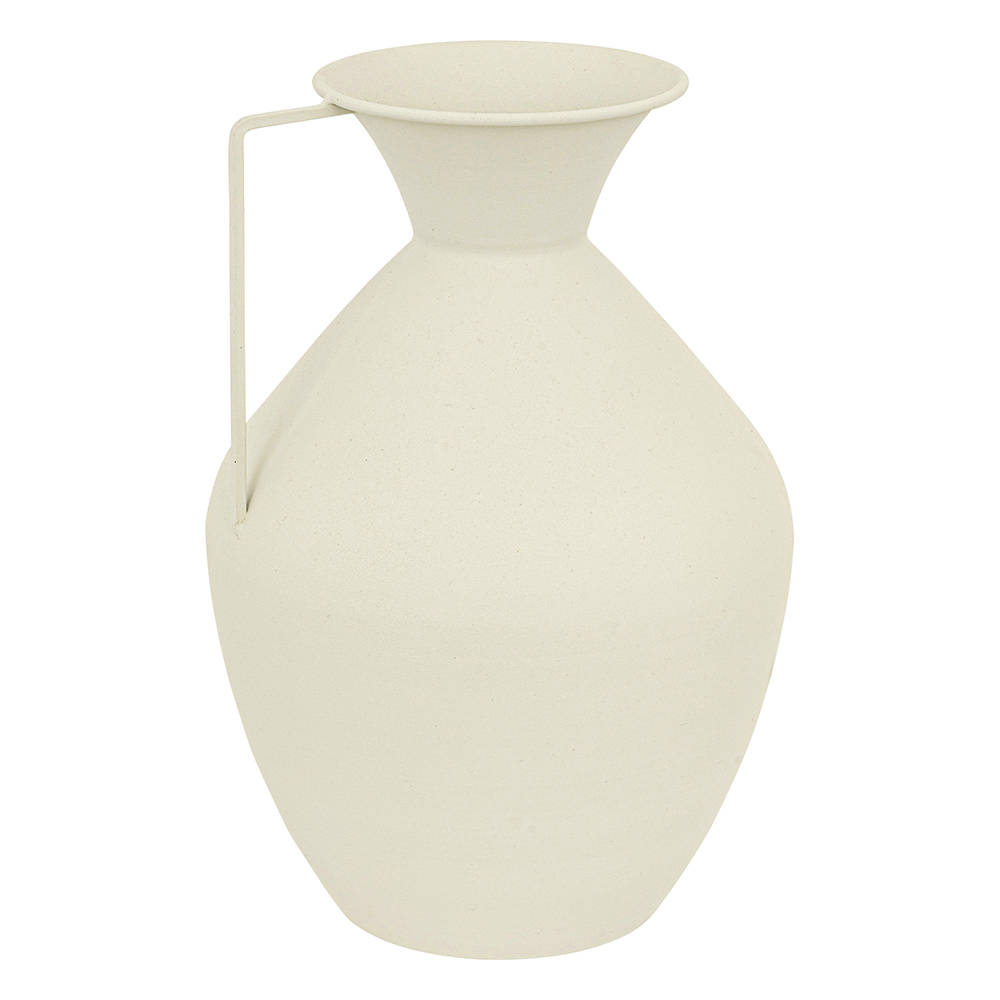 atmosphera-sylvain-metal-vase-white-36cm