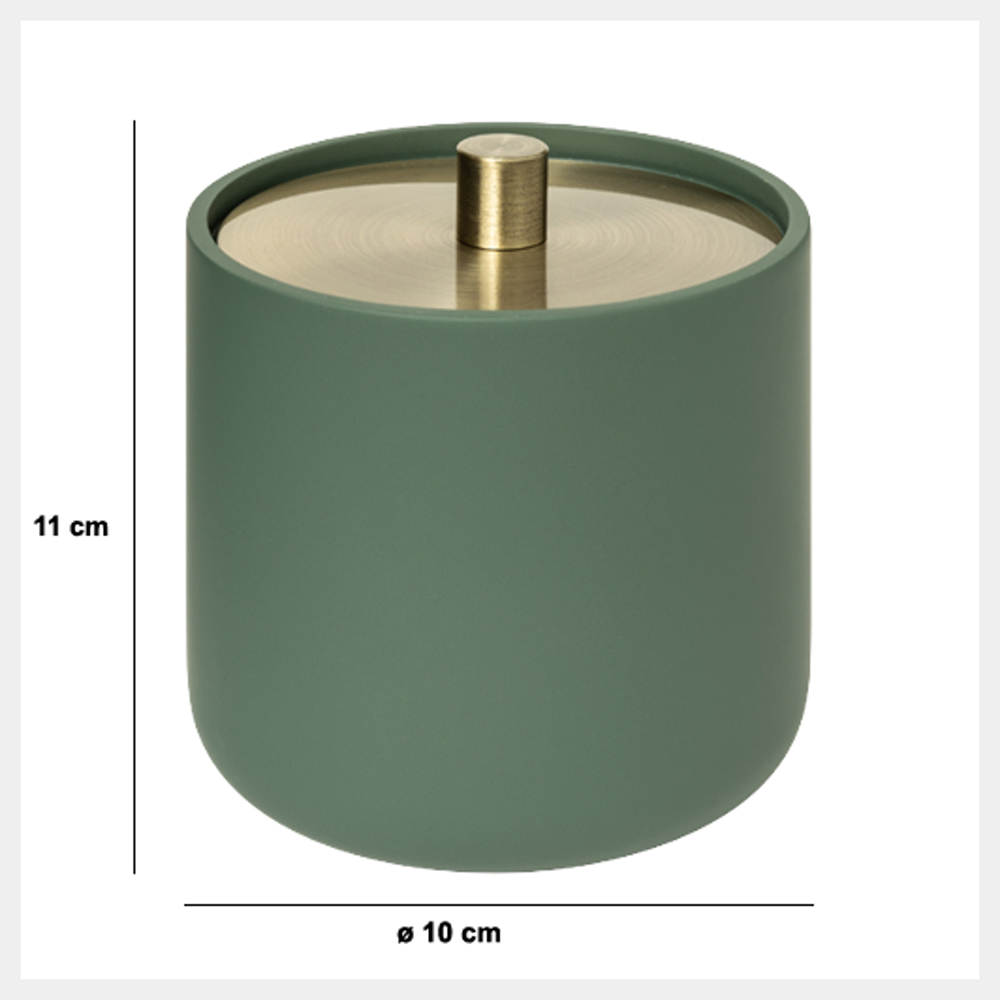 5five-ficus-bathroom-cotton-storage-jar-green
