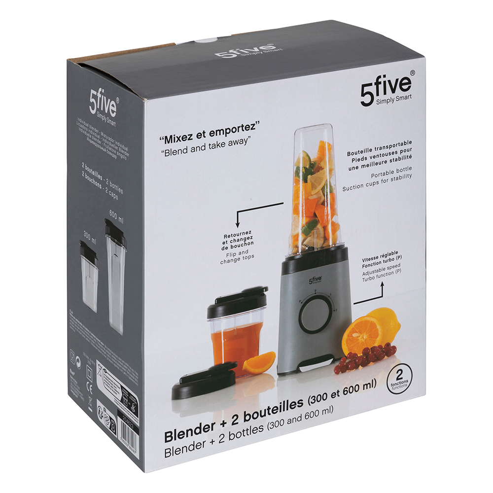 5five-blender-with-2-bottles-300ml-600ml-320w
