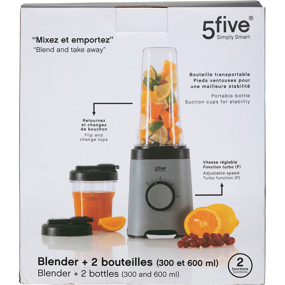 5five-blender-with-2-bottles-300ml-600ml-320w