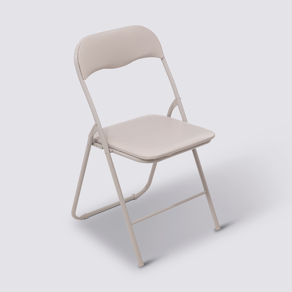 5five-artificial-leather-folding-chair-beige
