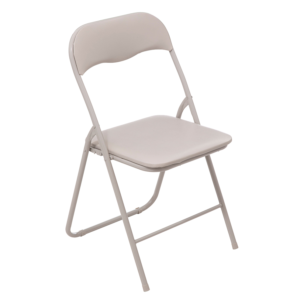 5five-artificial-leather-folding-chair-beige