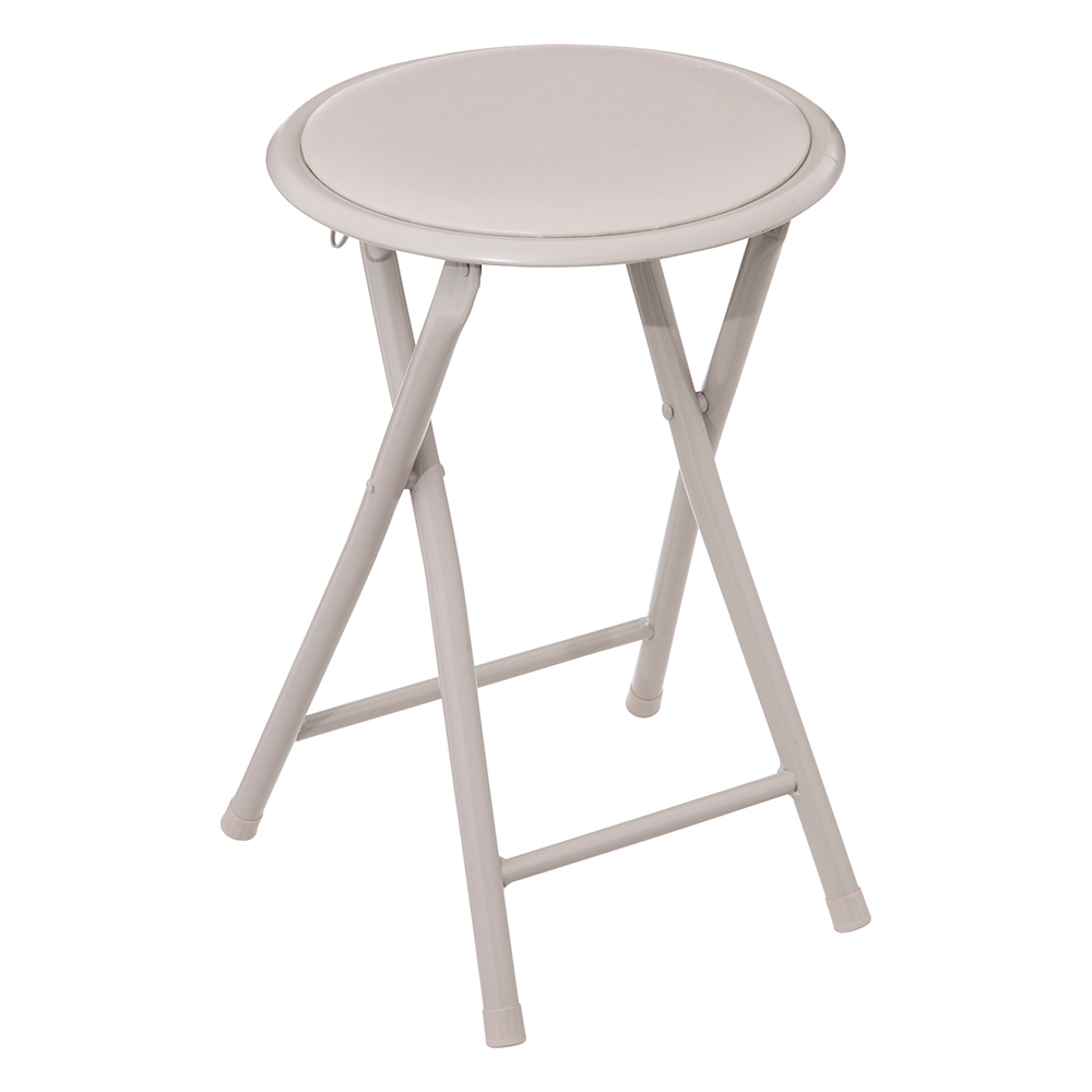 5five-artificial-leather-folding-stool-beige