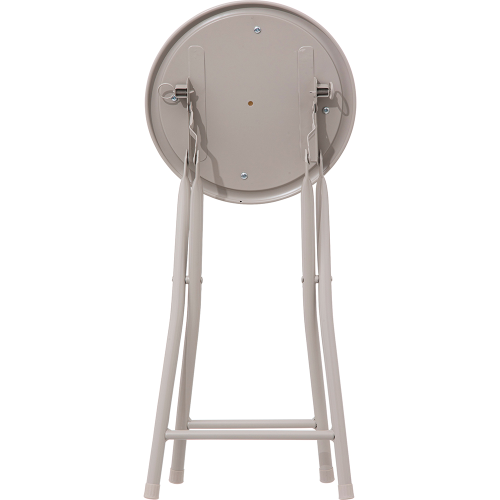 5five-artificial-leather-folding-stool-beige