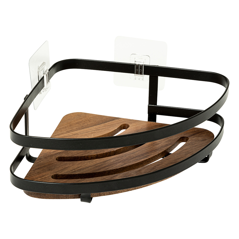 5five-servitor-angle-shower-caddy-black-acacia-wood-25cm