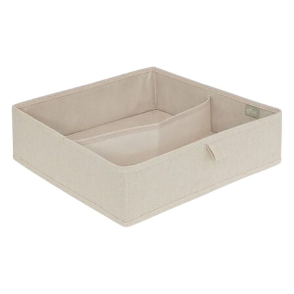 dressy-drawer-organizer-2-compartments-size-m-36-x-36-cm-beige