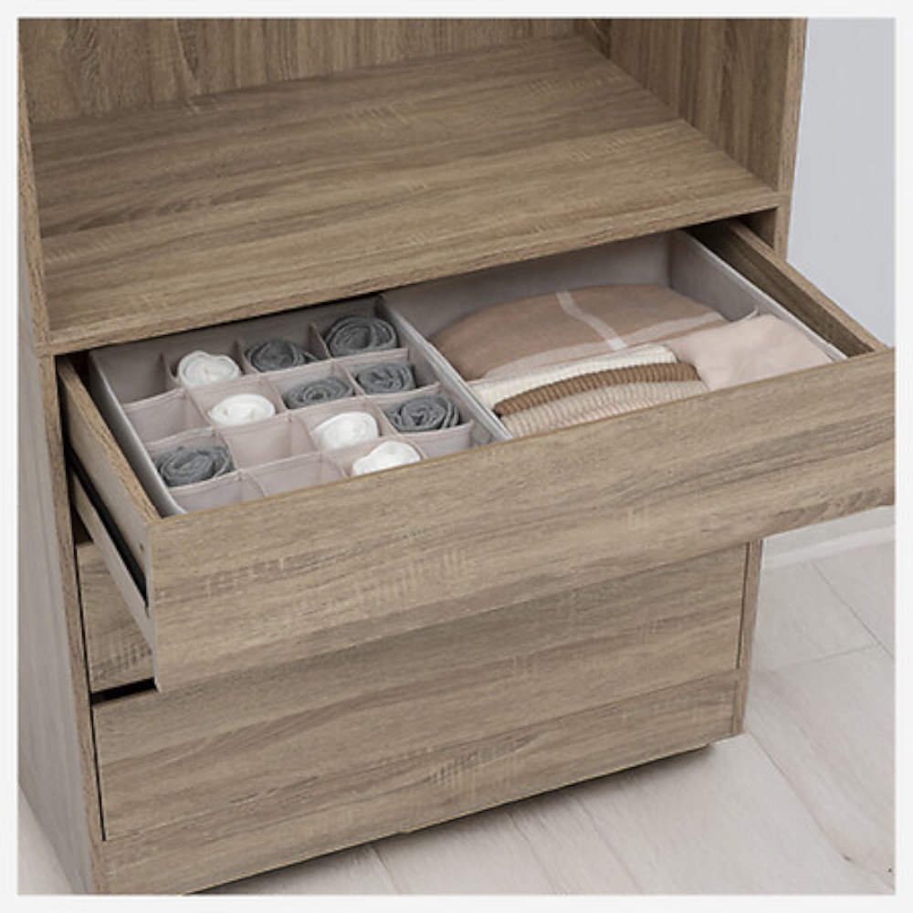 dressy-drawer-organizer-2-compartments-size-m-36-x-36-cm-beige