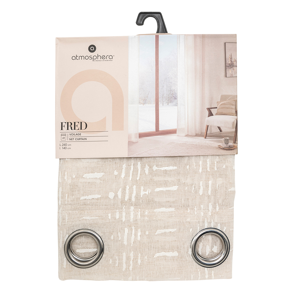 atmosphera-fred-net-curtain-white-beige-140cm-x-240cm