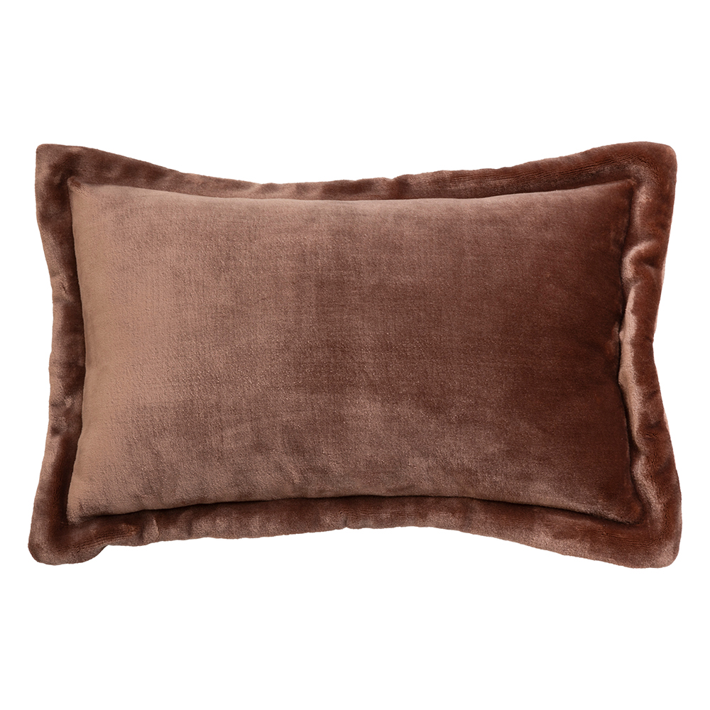 atmosphera-cuddly-super-soft-cushion-auburn-brown-38cm-x-58cm