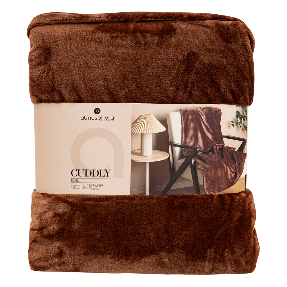 atmosphera-cuddly-super-thick-blanket-auburn-brown-180cm-x-230cm
