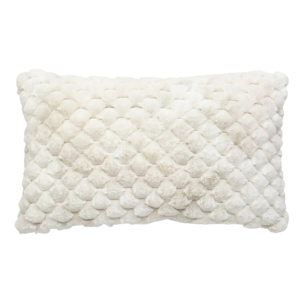 atmosphera-beige-fur-cushion-38x58cm