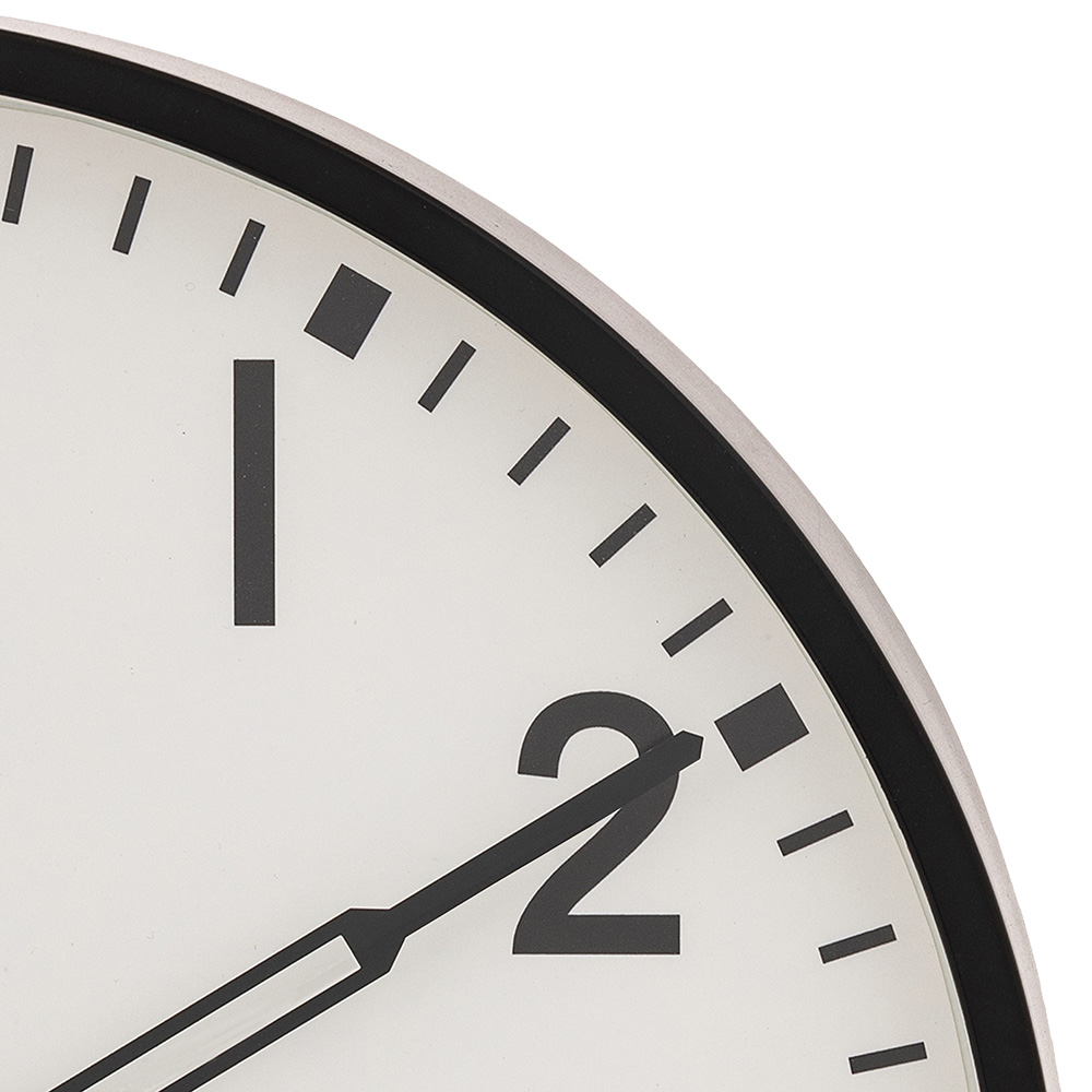 atmosphera-cory-plastic-wall-clock-assorted-colours-29-cm