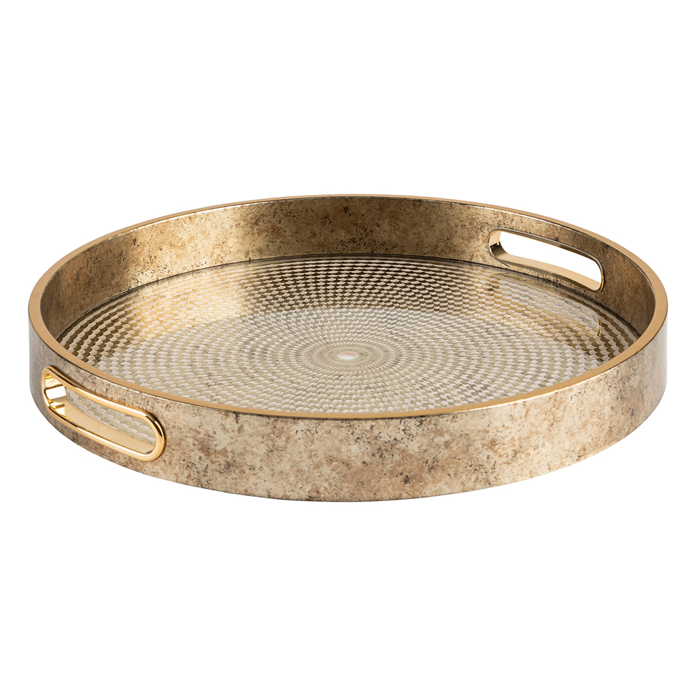 atmosphera-elya-set-of-2-trays-in-gold