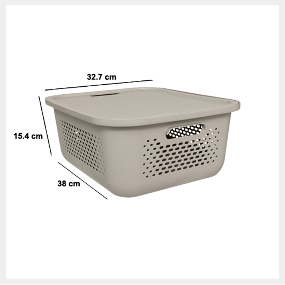aera-laundry-perforated-plastic-basket-linen-beige-13-9l