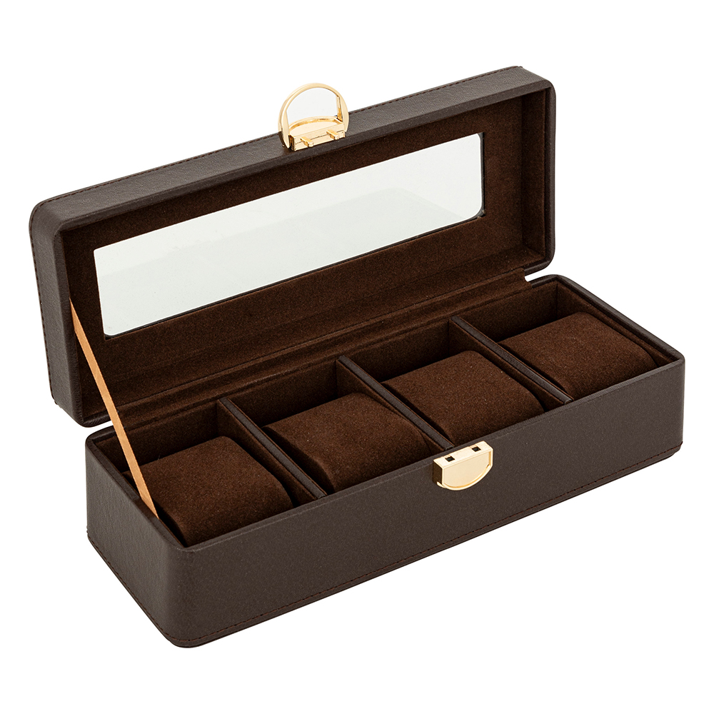 atmosphera-jule-watches-storage-box-brown-27cm-x-11cm