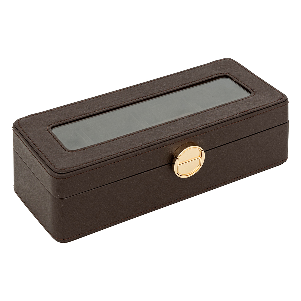 atmosphera-jule-watches-storage-box-brown-27cm-x-11cm