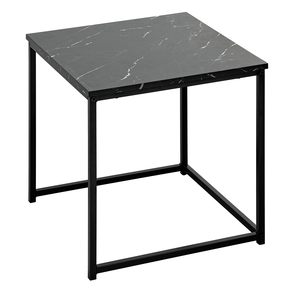 atmosphera-jones-marble-design-metal-side-table-set-of-2-pieces-black