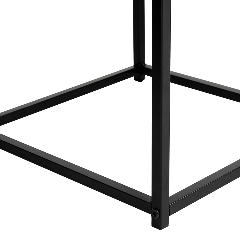atmosphera-jones-marble-design-metal-side-table-set-of-2-pieces-black
