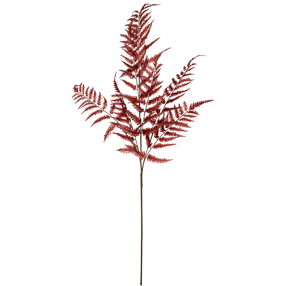 atmosphera-james-artificial-fern-stem-red-90cm