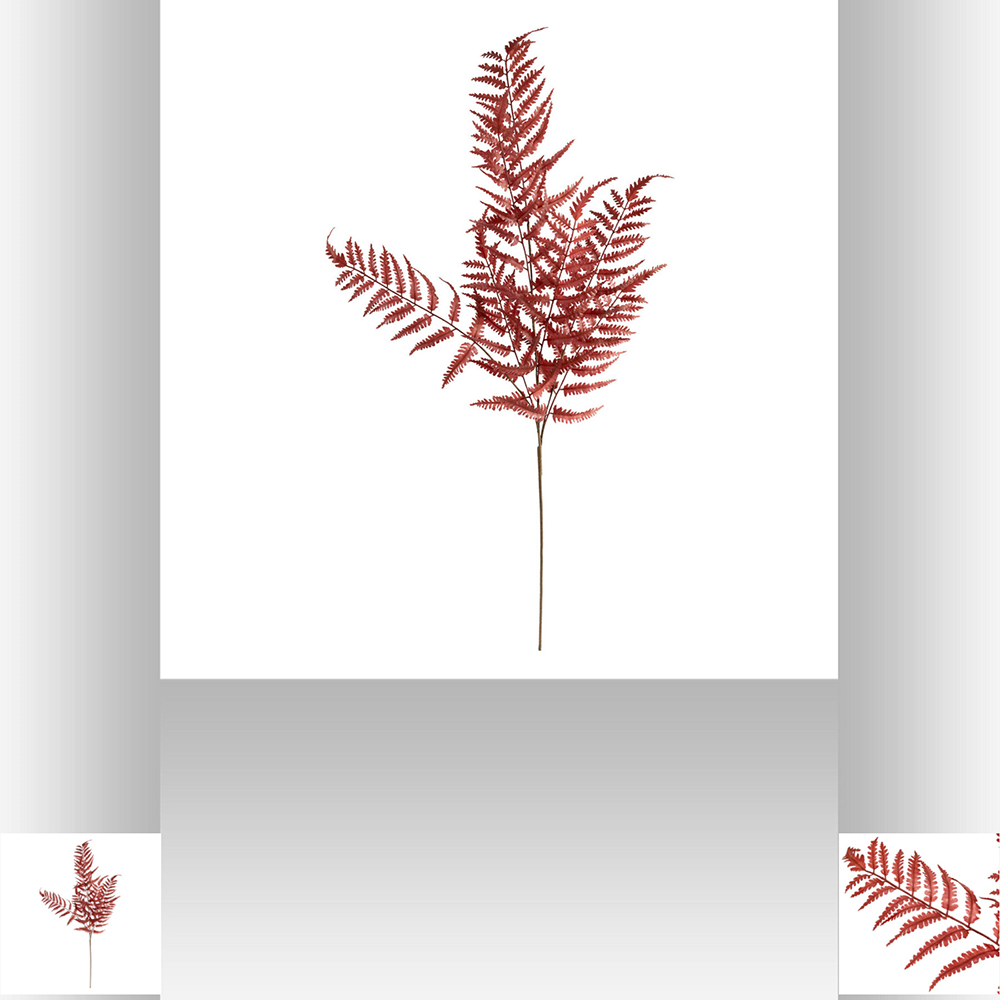 atmosphera-james-artificial-fern-stem-red-90cm