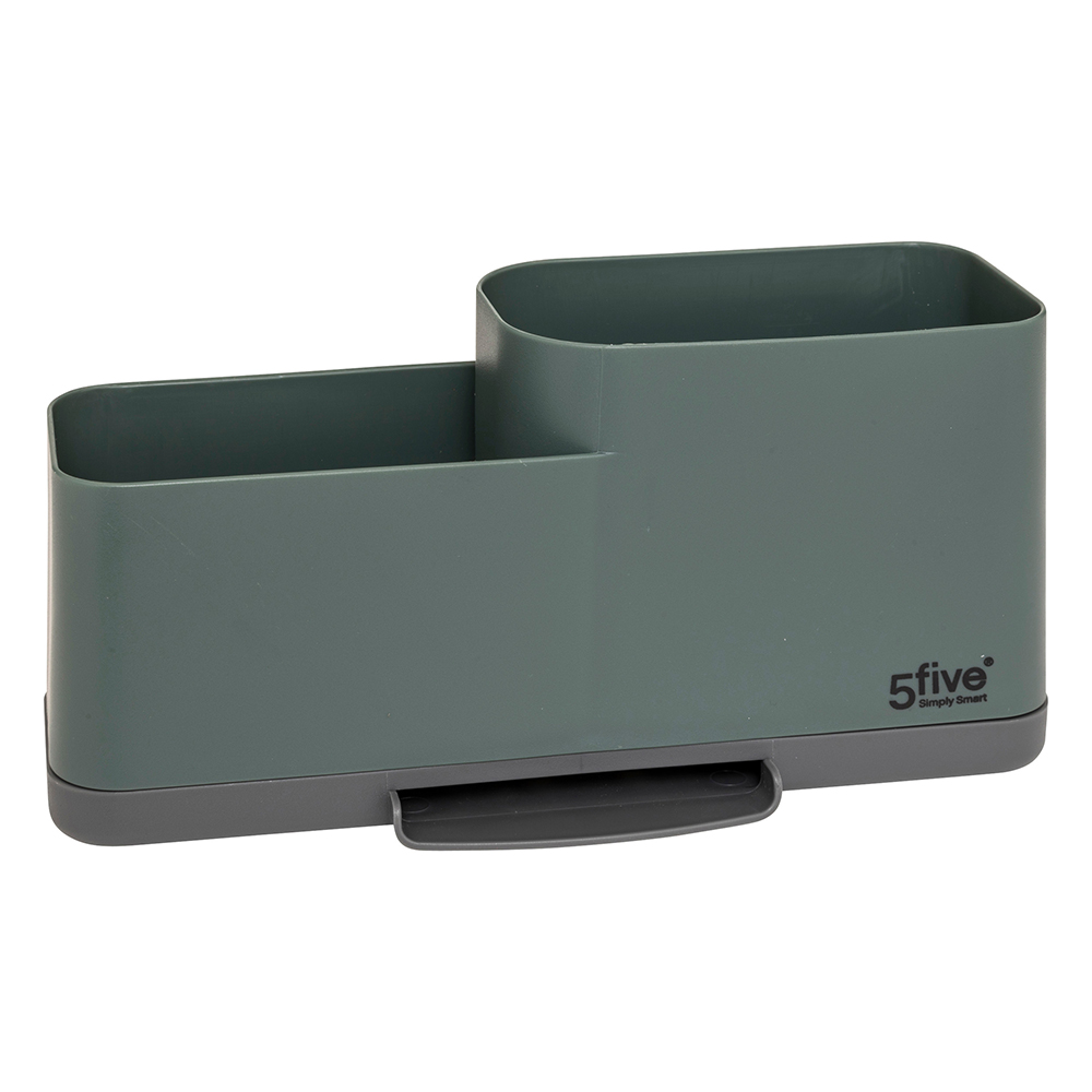 5five-neo-2-kitchen-caddy-with-soap-dispenser-organizer-green