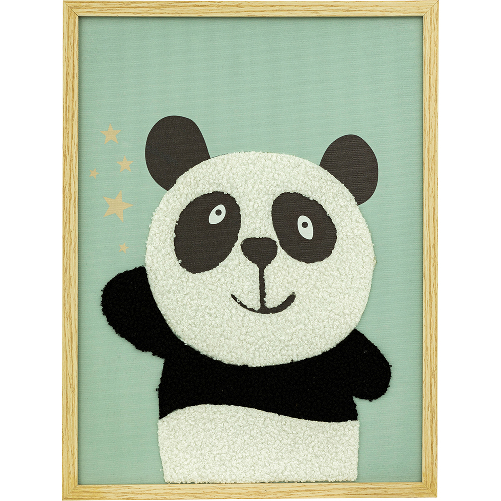 atmosphera-kids-andy-panda-textured-printed-canvas-30cm-x-40cm
