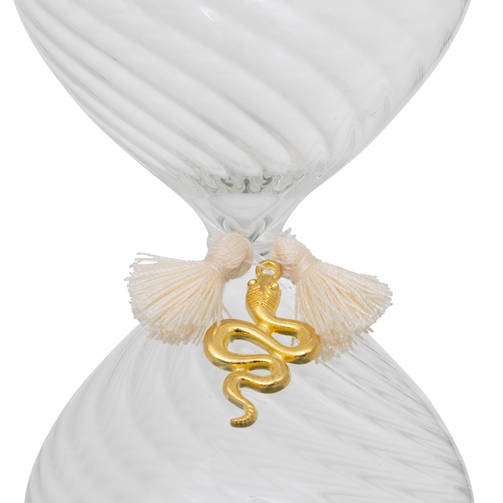 atmosphera-wild-glass-hourglass-ornament-2-assorted-colours-15cm