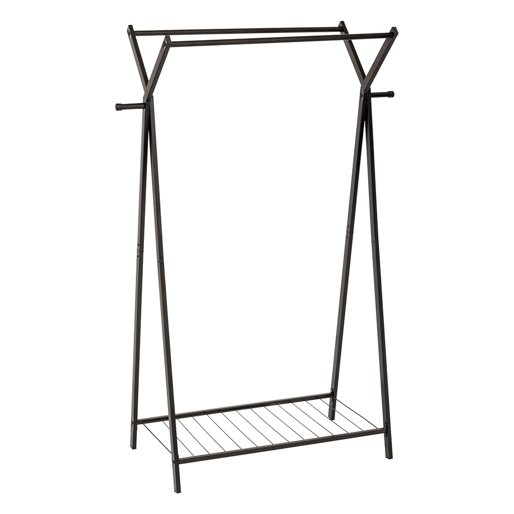 5five-metty-double-metal-garments-rack-black