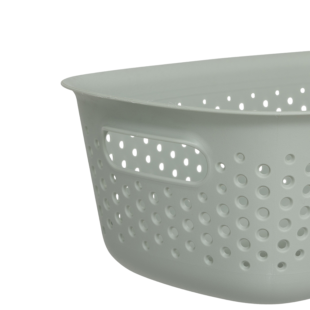 5five-tila-perforated-plastic-laundry-basket-sage-green-3-5l