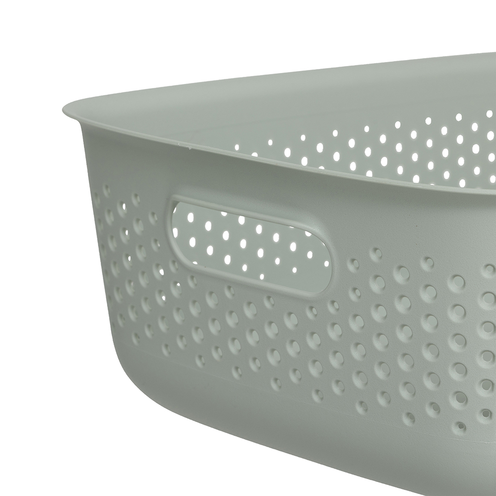 5five-tila-perforated-plastic-laundry-basket-sage-green-10l