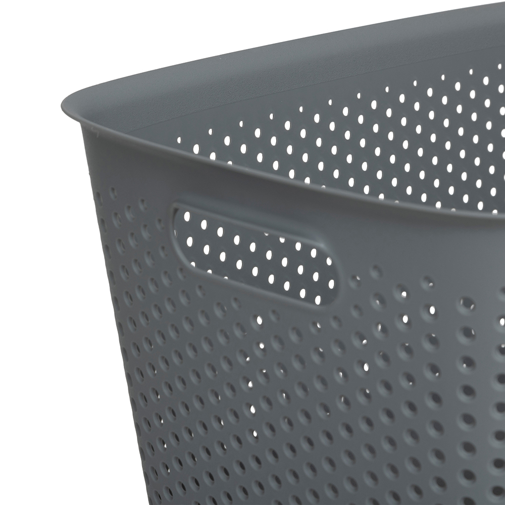 5five-tila-perforated-plastic-laundry-basket-grey-17l
