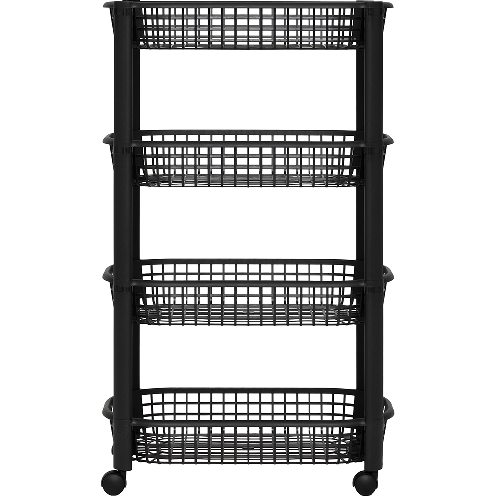5five-plastic-4-tier-basket-trolley-black