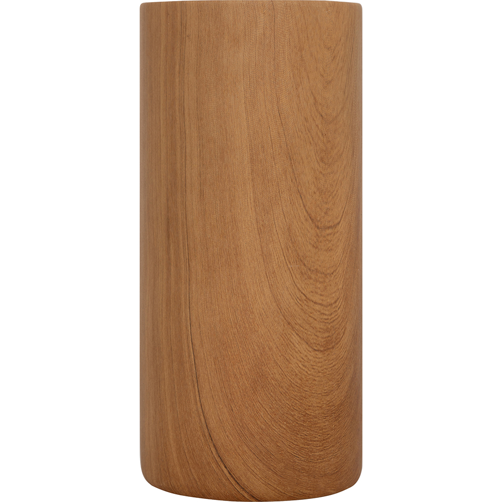 atmosphera-sao-wooden-effect-ceramic-vase-20cm